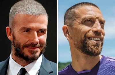 David Beckham habló sobre su parecido con el Papu Gómez