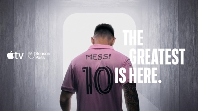 La publicidad que lanzó Apple TV por el posible debut de Messi