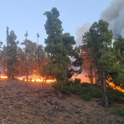 España: un incendio en la isla de La Palma consumió casi 5.000 hectáreas