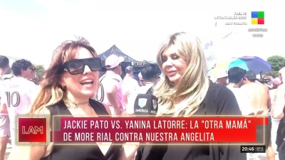 Jackie Pato, "mamá de More Rial", a Yanina Latorre: "Hay algo que se llama karma y puede venir de mis manos"