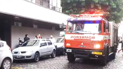 Terrible incendio en San Telmo: una persona fallecida