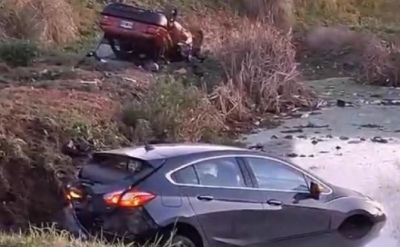 Fuerte choque en la autopista Buenos Aires-La Plata