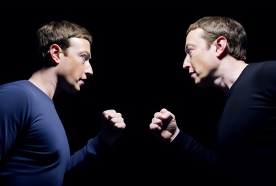 Nuevos detalles de la pelea entre Elon Musk y Mark Zuckerberg