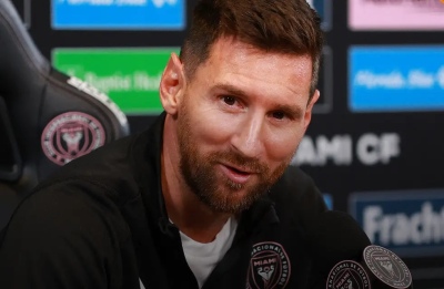 Messi tuvo su primera conferencia de prensa en Inter Miami: "Estoy muy feliz"