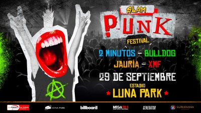 Se viene la primera edición del Slam Punk Festival en el Luna Park