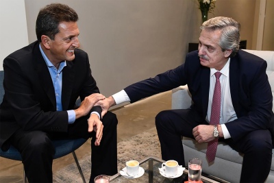 Alberto Fernández bancó a Sergio Massa: "Es el que más se preparó para ser presidente"