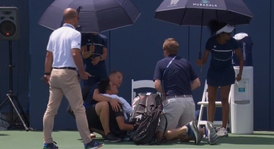 Un tenista se desmayó en pleno partido del ATP 500 de Washington: el video