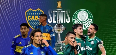 Boca vs Palmeiras: confirmados días y horarios de las semifinales de Copa Libertadores