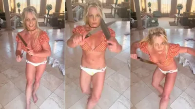 Britney Spears contó la verdad detrás de su baile viral con cuchillos