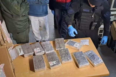 Zárate: detienen a cinco gendarmes por el faltante de más de 15 kilos de cocaína