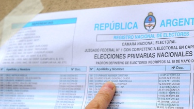 ¿Dónde voto? Ya se habilitó el padrón electoral definitivo