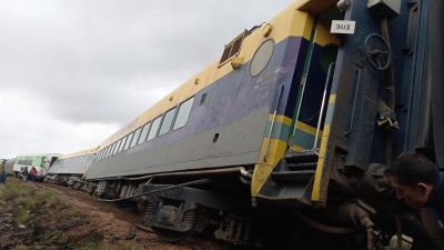 Descarriló el Tren Patagónico y quedó suspendido su servicio por 15 días