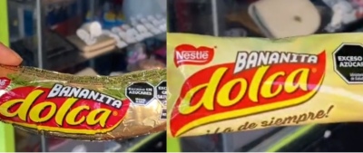 La golosina bananita dolca cambio de packaging y generó polémica en las redes