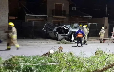 Tres adolescentes murieron en un violento choque en Cipolletti