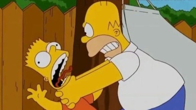 Los Simpson revelan por qué Homero no estrangula más a Bart