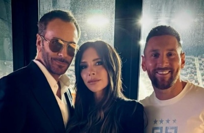 Messi se fotografió con Victoria Beckham y Tom Ford y las redes ESTALLARON