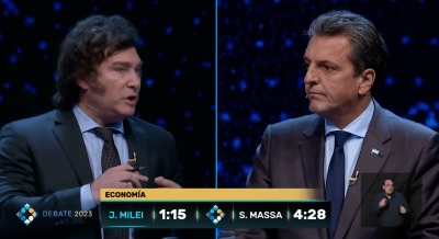 Último debate presidencial: ¿Qué dijeron Massa y Milei?