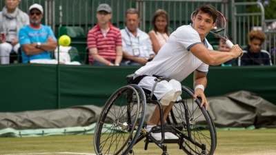 Un tenista argentino salió campeón de los Parapanamanericanos y recordó a Maradona