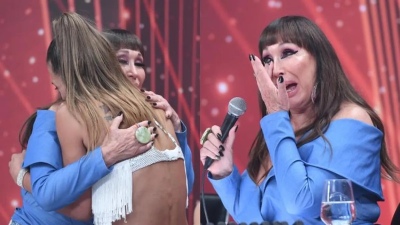 Moria Casán se emocionó con Sol 1 y Sol 2, las chicas trans del Bailando: "Voy a estar siempre al lado de ustedes"