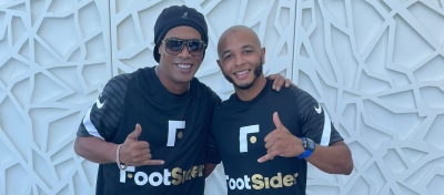 Ronaldinho fundó una nueva aplicación junto a Yacine Brahimi: "FootSider"