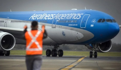 Aerolíneas Argentinas aumentó hasta 20% sus pasajes