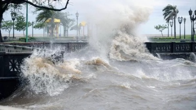 Alerta por crecidas en el Río de la Plata y en la costa atlántica bonaerense