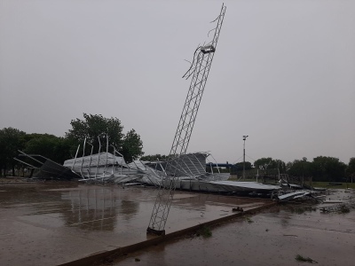 Entre Ríos fue golpeado por un fuerte temporal: murieron al menos 2 personas