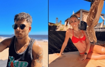 Morena Beltran y Lucas Blondel estarían saliendo y se los vio juntos en una playa de Punta del Este