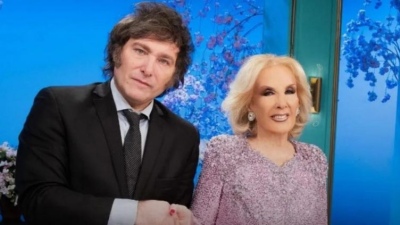 Mirtha Legrand recibe a Javier Milei y Patricia Bullrich