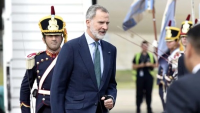 Visita real: el rey Felipe VI de España en Argentina para la asunción de Javier Milei