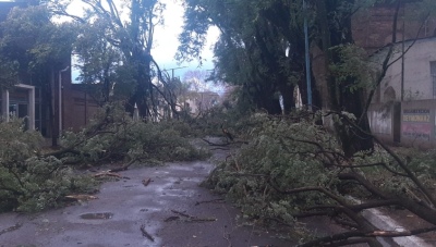 Las tremendas imágenes del temporal en Entre Ríos y Santa Fe