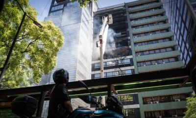 Se conocieron las causas que provocaron el incendió en el edificio de al lado del Ministerio de Trabajo