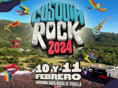 Cosquín Rock 2024: ya están los horarios y escenarios de cada artista