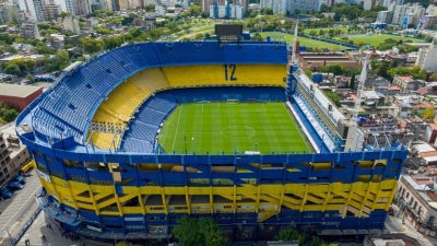 En mal estado: así está el césped a dos semanas del debut de Boca como local