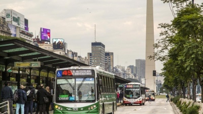 Este lunes empiezan a regir las nuevas tarifas de transporte en el AMBA