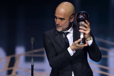 Premios 'The Best': Pep Guardiola fue elegido como mejor entrenador del mundo en 2023