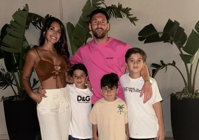 El año nuevo de Messi: mirá las tiernas fotos junto a su familia