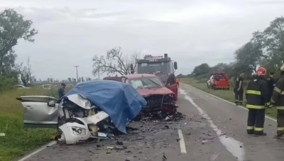 Trágico choque en Córdoba: murieron dos mujeres y dos nenas en la ruta 13