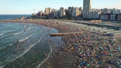 Mar del Plata fue elegida por 1.405.699 turistas durante enero