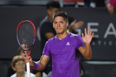 Sebastián Báez eliminó al campeón del Córdoba Open y está en los cuartos de final del Argentina Open