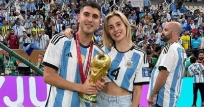 La ex esposa de Exequiel Palacios vendió la medalla de campeón mundial y la camiseta de la final