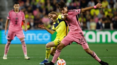 El argentino Federico Redondo debutó en el empate 2-2 entre Inter Miami y Nashville