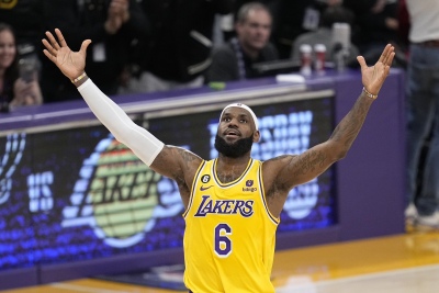 LeBron James rompió un nuevo récord: es el primer jugador con 40 mil puntos en la NBA