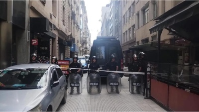 Microcentro: Hubo un motín en una comisaría a 5 cuadras de la Casa Rosada