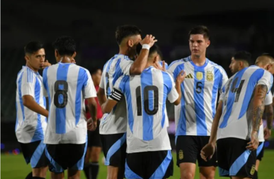 La selección Argentina sub 23 venció a México en el amistoso de cara a los Juegos Olímpicos