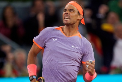 Rafa Nadal venció a Álex de Miñaur en el Madrid Open 2024