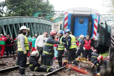 Mañana de caos en Palermo: dos trenes chocan y la ciudad se moviliza