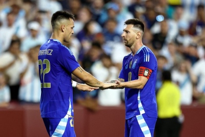 Argentina goleó a Guatemala con doblete de Messi antes de la Copa América