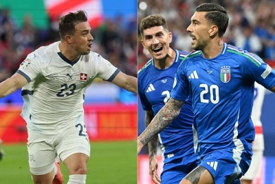 Empiezan los octavos de la Eurocopa 2024: Italia y Suiza se enfrentan en el primer partido