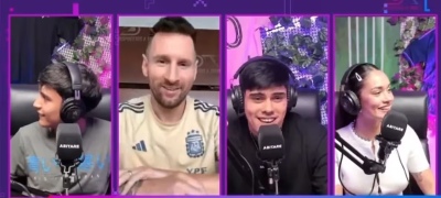 Leo Messi habló de todo en el streaming de su sobrino